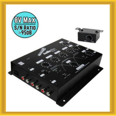 Audiopipe XV-3XP 8V Max Output High-pass 3-Way Variable Crossover Mono/Stereo