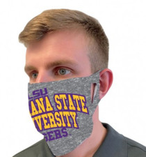 LSU Tigers Gray Fan Mask One Size Fits Most NEW Free Shipping 