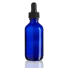 60 ML GLASS BOTTLE WITH EYE DROPPER CHOICE OF COLOR AND QUANTITY