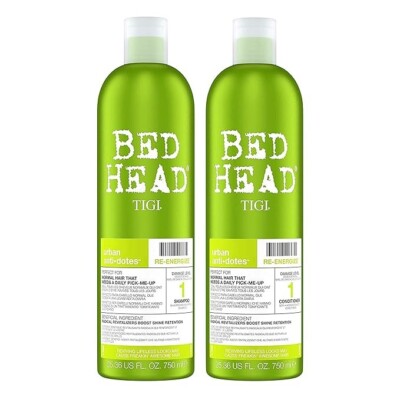 Tigi Bed Head Re-Energize Shampoo and Conditioner 25.36 oz Duo