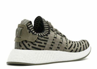 Adidas NMD R_2 PK Primeknit Trace Cargo Green Olive BA7198 Mens 8.5 US  AUTHENTIC | eBay