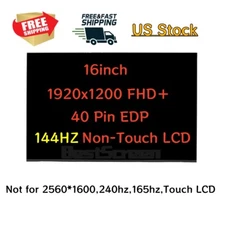 For MSI P/N S1J-AB0A005-I75 N160JME-GTK REV.C2 16" 144Hz LCD Screen LED Display
