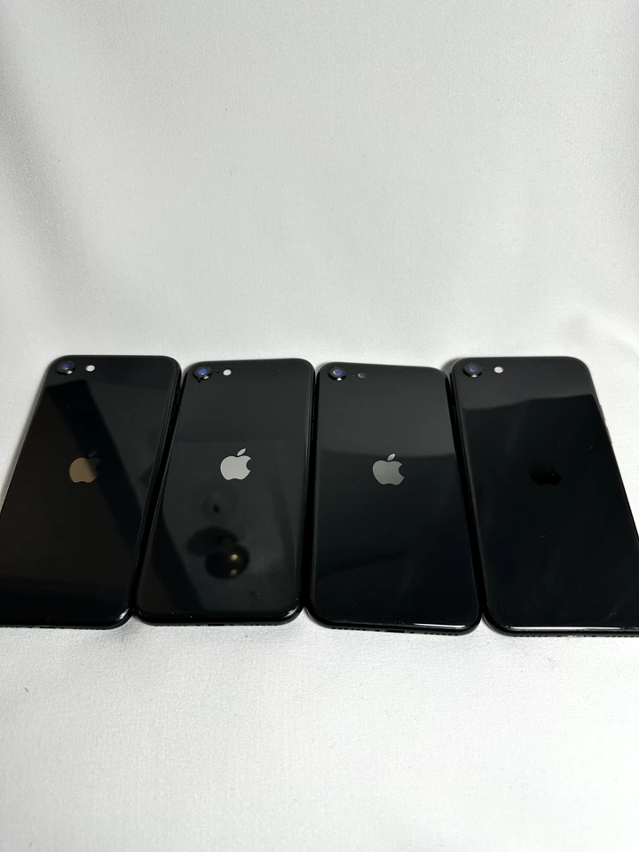 OEM Apple iPhone SE 2nd Gen 2020 Black Housing Back Cover Some Small Parts - Image 4 of 4