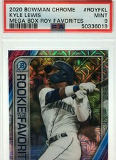 2020 Bowman Chrome   KYLE LEWIS   ROOKIE CARD  RC   PSA 9. rookie card picture