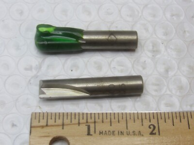 ET 5/16'' HIGH SPEED 2-FLUTE KEYWAY CUTTER END MILLS (2 PC)