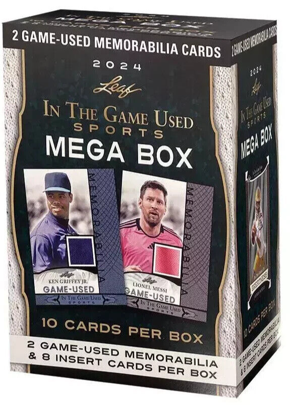 2024 Leaf ITG In The Game Used Sports Factory Sealed MEGA BOX 