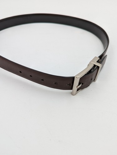 Chaps Boys Black/Brown Reversible Man Made Leather Casual Belt, Size L 30/32 - Picture 14 of 16