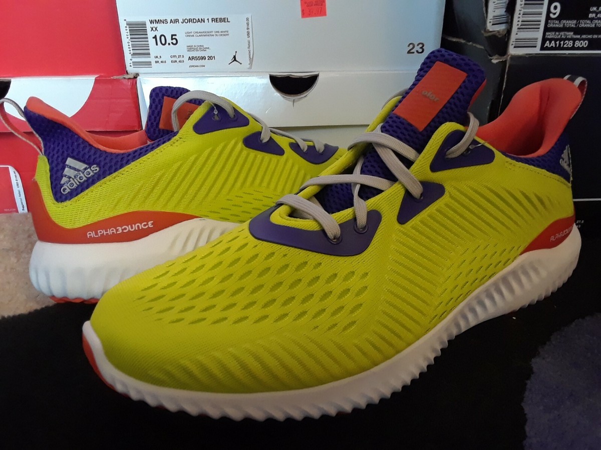Size 9 - Kolor x adidas Alphabounce Semi Solar Yellow for 