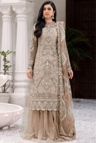 Wedding Suit Bridal Pakistani Indian Wear Salwar Designer Anarkali kameez Women - Picture 1 of 10