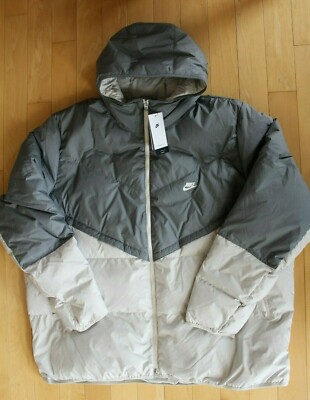 NWT NIKE MEN'S STORM FIT FULL-ZIP HOODED DOWN FILLED JACKET