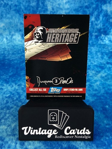 Star Wars: Heritage #3of6 Shmi & Anakin Foil Wave 2 SINGLE Card Topps - Picture 2 of 2