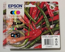 Cartucho de tinta original Epson 503XL BK y 503 C/M/Y multipack (C13T09R94010)