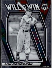 2021  Panini Mosaic Will to Win  Lou Boudreau  #WTW11 Indians Baseball Card