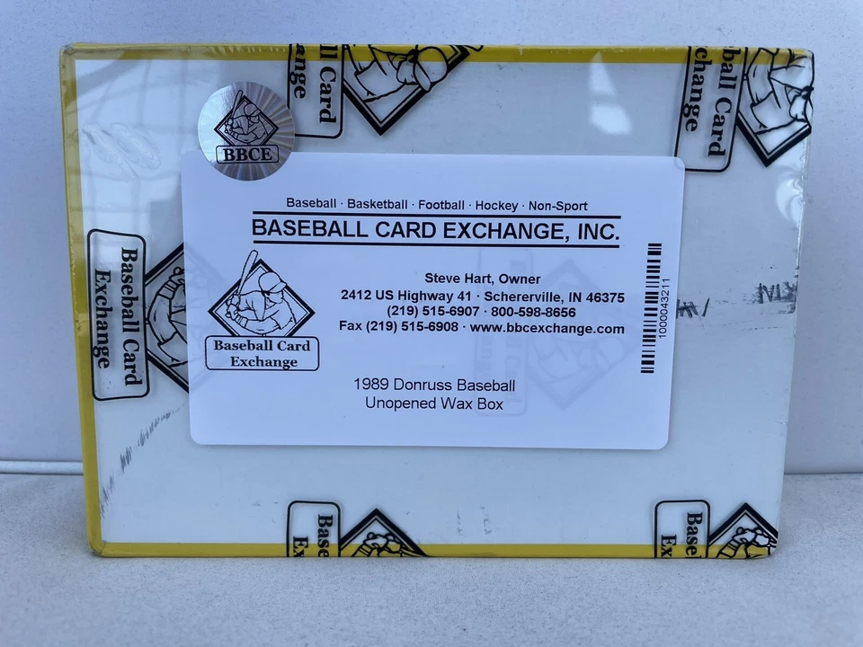 1989 Donruss BBCE Authenticated Box - Possible Ken Griffey, Randy Johnson - Image 2 of 4