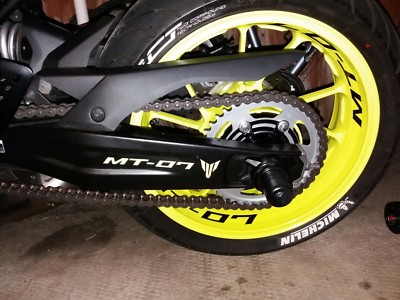 KIT BASICO YAMAHA MT09 FLUOR YELLOW - JTM WRAPS STORE