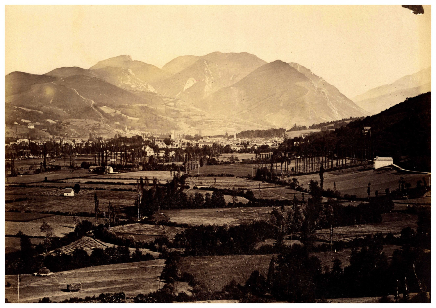 Frankreich, Laudun-l'Schiefer, Le camp de César Vintage Albumdruck, Auflage