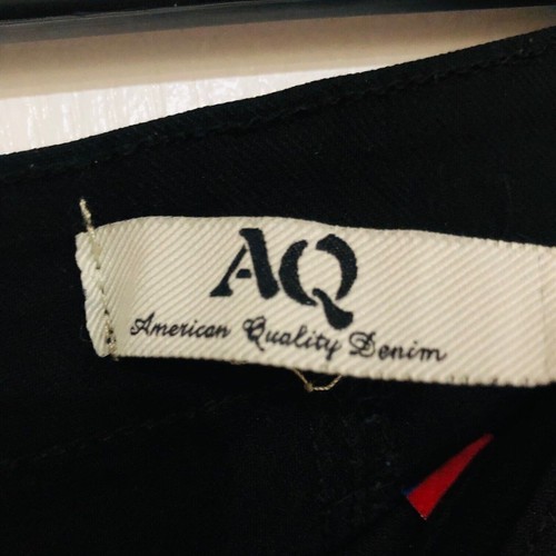 Pantalones ajustados elásticos informales para mujer AQ corte lateral cintura alta negros talla 9 - Imagen 7 de 11