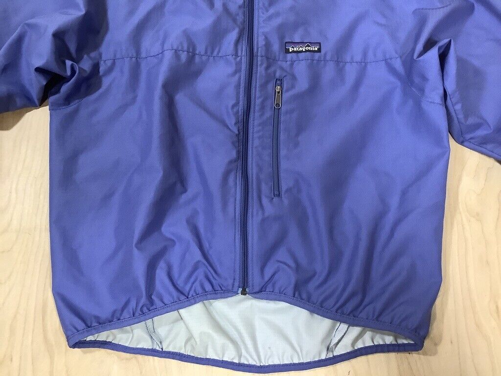 Patagonia Rain Jacket Women's S 100% Polyester Coat Zipper Blue Purple ...