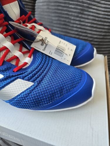 Adidas Speedex 18 Herren Boxen Gym Training Workout Kampf Stiefel Blau UK 7,5 - Bild 3 von 13