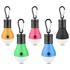 LED Camping Tent Lantern 5-Pack Multicolor Waterproof Portable Emergency Light