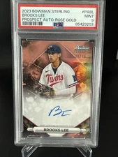 BROOKS LEE 2023 Bowman Sterling 15/15 Rose Prospect Auto #PA-BL Twins