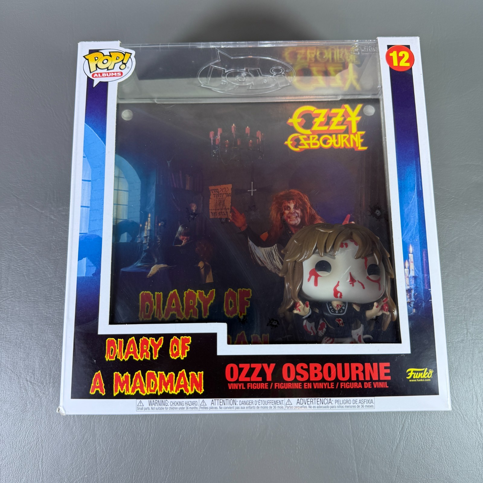 Funko Pop! Rocks Ozzy Osbourne #12 Diario De Un Loco *Grietas Leer Por Favor*