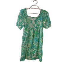 Lilly Pulitzer nwt dress girls 8 10 Mini Delaney Botanical Green Safari Sangria