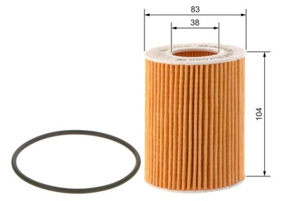 Ölfilter BOSCH 1 457 437 003 Filtereinsatz für BMW E46 Z3 X3 E39 E36 E85 Z4 E38