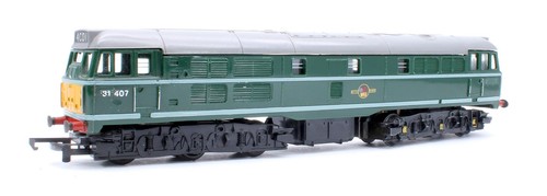 TRIANG "OO" SPUR BR GRÜN CLASS 31 31407 DIESELLOK *NEU NUMMERIERT | Zustand: Used
