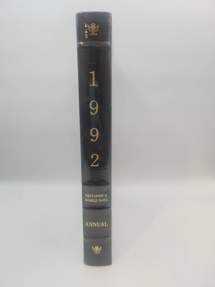 Britannica Book Of The Year In Antiquarian & Collectible Books for
