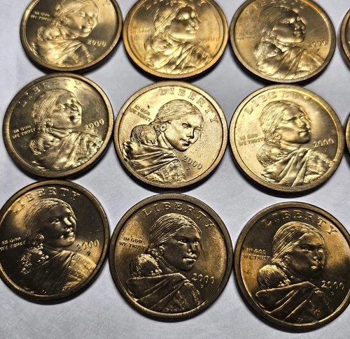 2000 P Sacagawea One Dollar Coin US Liberty 13 units