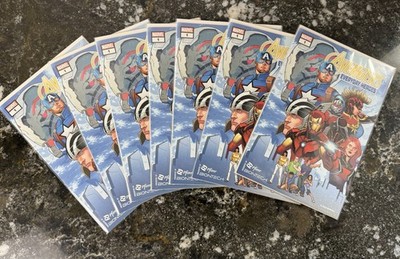 Marvel Avengers Everyday Heroes #1 Brand New Comic Book Pfizer BioNTech LOT Of 7