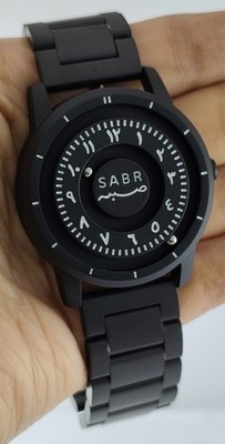 SABR Arabic Quartz Numerals Ball Bearing Dial Working Condition Men Wristwatch