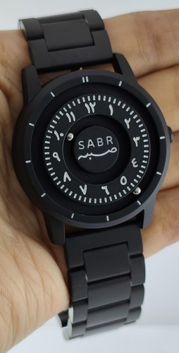 SABR Arabic Quartz Numerals Ball Bearing Dial Working Condition Men Wristwatch