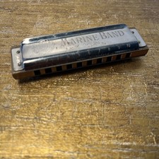 Vintage HOHNER Marine Band A440 Harmonica