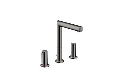 Hansgrohe 3-hole basin faucet 200 Axor Uno 45133330 Polished Black Chrome