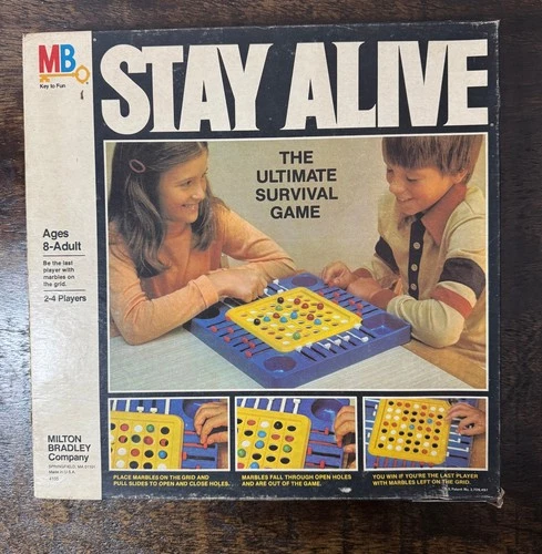 Vintage 1978 Milton Bradley Stay Alive Game #4105