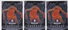 (3) Killian Hayes 2020 Prizm Draft Picks #92 Crusade RC Detroit Pistons Charge