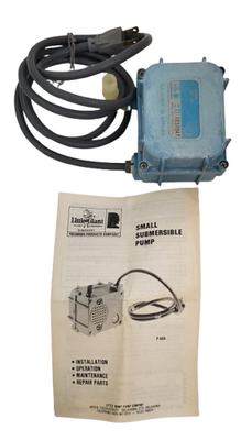 #ad #ad Little Giant Small Submersible Pump P AAA with Manual and Box $35.45