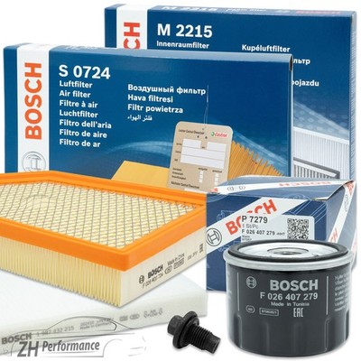 BOSCH INSPEKTIONSPAKET Filterset Satz für Ford Fiesta VII Puma J2K 1.0 EcoBoost