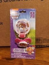 Paw Patrol Skye Pacifier Pacifier Holder With Silicone Ring, New In Package