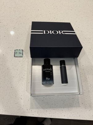 Dior Sauvage Eau De Parfum Spray 3.4 fl. oz. , Eau De Parfum Spray 0.34 fl. oz.
