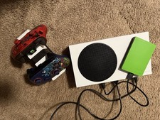 Xbox Series S Hdmi Power Cable Two Controlers & Stand White