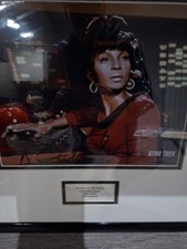 Star Trek Uhura, Nichelle Nichols podpisane zdjęcie w ramce