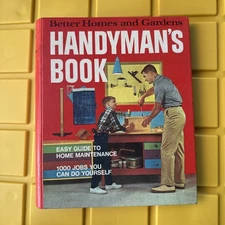 Vintage Better Homes and Gardens Handyman's Book 1972 Handyman Binder Very Nice