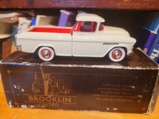 VERY NICE  BROOKLIN 1955 CHEVROLET CAMEO P/UP TRUCK  W/ BOX   1:43 SCALE