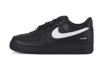Nike Air Force 1 Low Supreme Black White | eBay