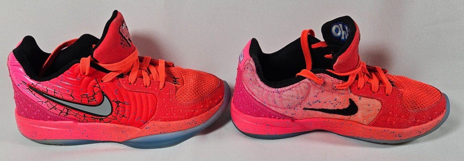 Nike Ja 2 Koolaid GS Bright Crimson FLT Silver IF3948 600 Size 2.5Y thumbnail 5