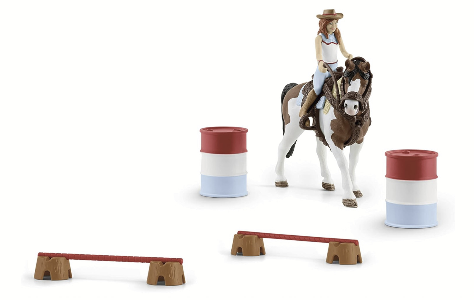 Set de rodéo avec cheval de course d'Hannah Schleich 42441, idée cadeau d'anniversaire équestre