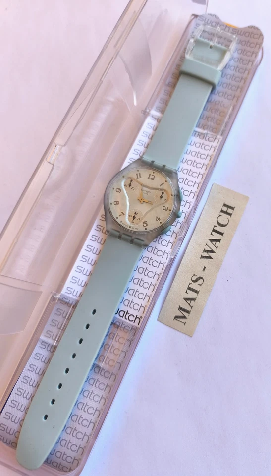 SWATCH Skin SUYN101 Reloj Pulsera de Silicona Azul Quarzo NUEVO - Imagen 2 de 2